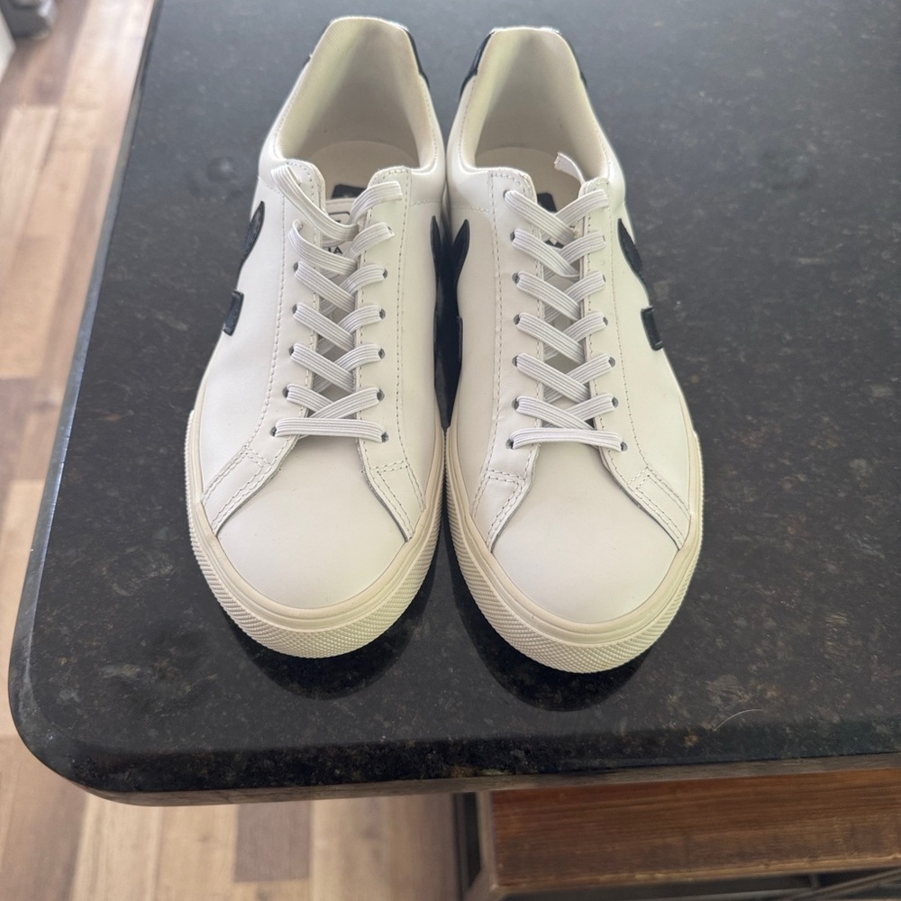 Veja White and Black Women's Sneakers